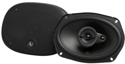 Infinity Alpha 693M Altoparlanti Auto 6x9 Pollici 65W RMS Impedenza 3.0 Ohm Architettura Plus One Sensibilità 93dB Tweeter Cupola PEI per Bassi Profondi e Alte Frequenze Nitide in Qualsiasi Veicolo