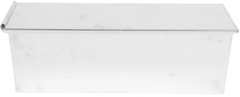 WATIIFUFU Teglia Antiaderente per Plumcake in Lega di Alluminio 1000g Coperchio, Stampo per Pane da Cuocere e Toast, Utensile per Panificazione Casalinga e Professionale