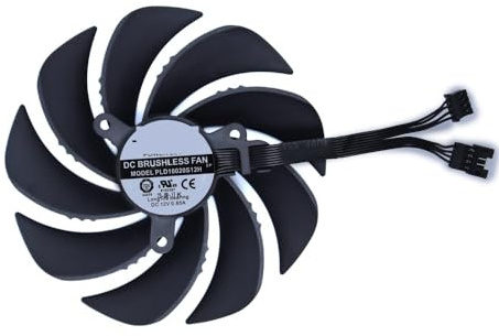 ZHOUQOZ PLD10020S12H, dissipatore GPU, Ventola per Scheda Grafica, per GIGABYTE per RTX 4090 per WINDFORCE V2, per RTX4090 per Aero OC, Raffreddamento per schede Video(1 PCS A Fan)