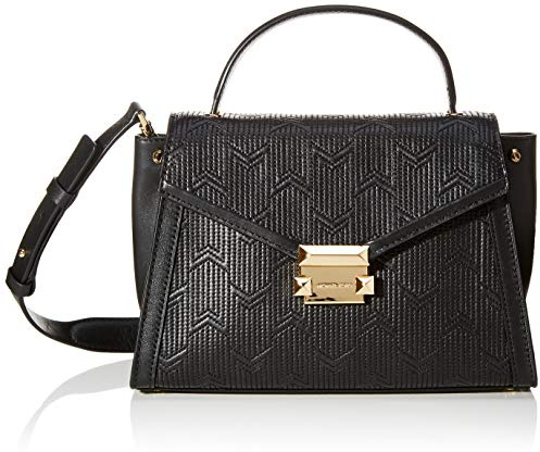 Michael Kors Damen Whitney Henkeltasche, Schwarz (Black), 10x15x20 cm