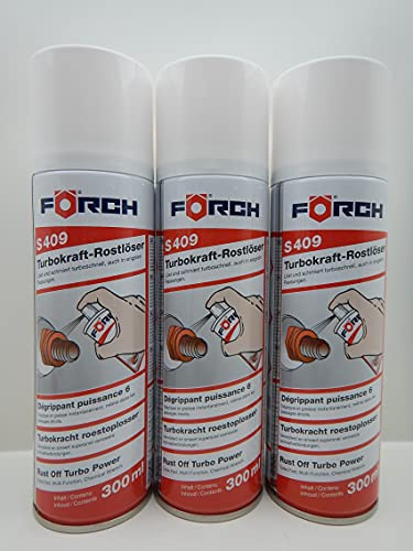 Förch S409 TURBOKRAFT ROSTLÖSER Schrauben LÖSEN ROST KRIECHÖL 300ml (3)