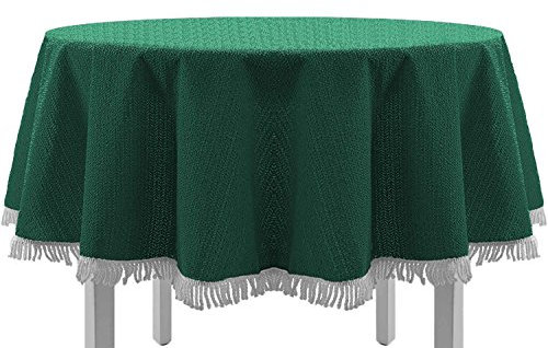 DILUMA | Gartentischdecke Oval 140x180 cm Grün | Tischdecke für Indoor & Outdoor, Garten, Terrasse, Balkon | Wetterfest, Leicht Abwaschbar, Rutschhemmend