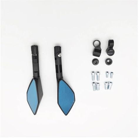 Lenkerendenspiegel Für Gilera Für Nexus Serie Für Runner Serie Motorradzubehör Aluminium Heckansicht Rückspiegel Seitenspiegel Rückspiegel Seitenansicht am Lenker(Kurz)