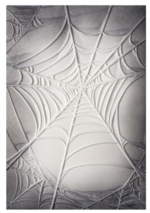 Carpeta de estampado 3D para hacer tarjetas, telaraña en relieve, plantilla de plástico para álbumes de recortes, Halloween, cubierta de fondo, decoración, suministros de álbumes de recortes,