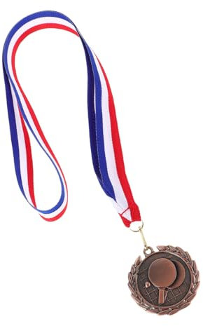Toddmomy Tischtennis-auszeichnungsmedaille Aus Metall Für Sportwettkämpfe Spielmedaillen Aus Zinklegierung Für Schulgemeinschaften Gastgeschenk Für Sportpartys
