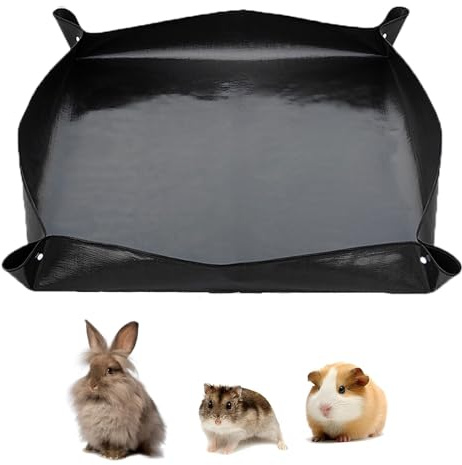 100 * 150cm wasserdichte Unterlage, Waschbare Haustier Unterlag, Meerschweinchen Käfig Einlagen, Bettwäsche Käfige Liner, für Kaninchen, Frettchen und Andere Kleintiere