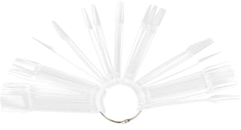 Happyyami Présentoir pour Ongles en Plastique Léger, 100 Pièces, Palette de Couleurs pour Vernis, pour Salons de Manucure et Usage Personnel