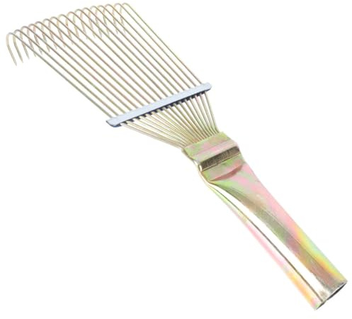 LIGHTAOTAO Pferdeputzrechen aus Eisen mit Massagefunktion für Pferde und Esel Schonende Haarbürste für Kämmen und Fellpflege Verletzungen Robust und Langlebig