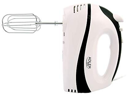 Adler 4205b AD 4205 Handmixer, schwarz/weiß