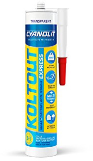 CYANOLIT 33300101 Transparent Express Cart Colle de fixation, Transparent, 290 ml
