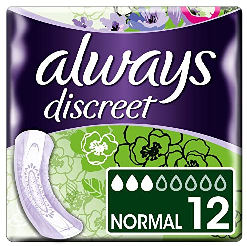 Always Discreet Incontinence Pads Normal x 12