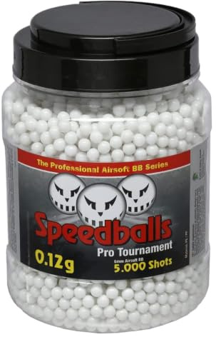 Speedballs Softairkugeln New Formula BBS 0,12g 5.000er Beutel oder 10.000 Container Airsoft (5000 Weiß)
