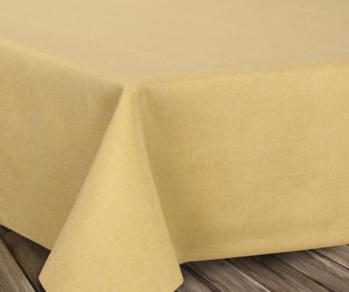BEAUTEX Tischdecke Leinenoptik eckig 90x90 abwaschbar | fleckenabweisend, bügelfrei, pflegeleicht, Lotuseffekt, viele Größen & Farben, für Küche, Esszimmer, Balkon & Garten