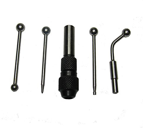 Wiggler & Center Finder Set Work Edge Centre Finding Run Out Concentrical Align 5 Piece Set