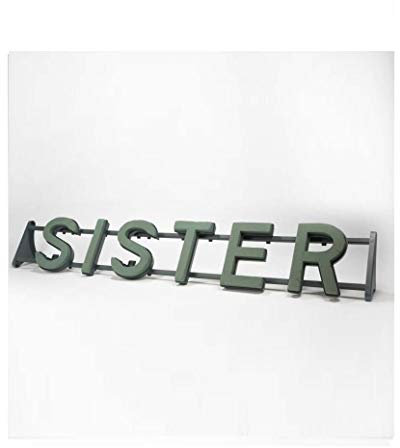 1 Sister Floral Foam Funeral Tribute Comes with Stand (3508)