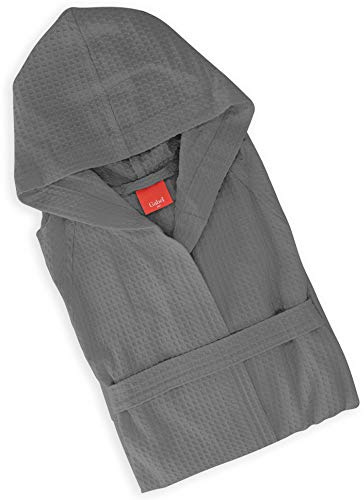 Gabel Golf Accappatoio con Cappuccio, Cotone, Grigio Scuro, XL