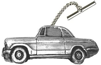 Krawattennadel mit Kette, Motiv Britischer Klassiker Herald Coupe, ref248, Zinn