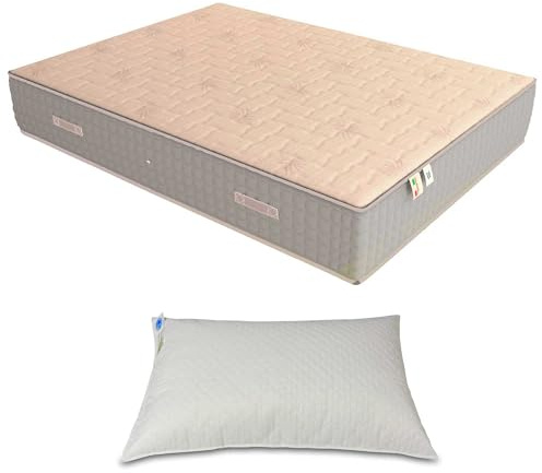 Baldiflex Emporio Enkelmadrass Fjädrar och Memory Luxury 80 x 200 cm, 800 fjädrar och 3 cm minne, höjd 25 cm