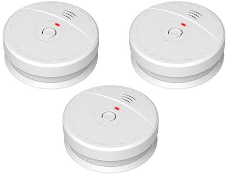 EVACUATE - Lot de 3 détecteurs de fumée NF autonomie 5 Ans