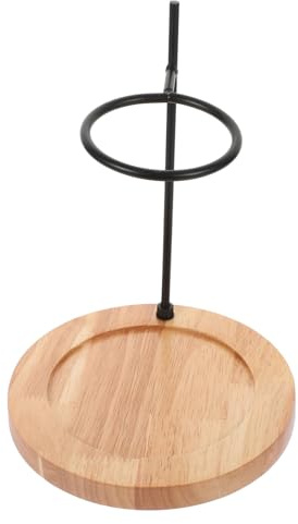 Coffee Dripper Stand with Stable Wooden Base, Brewing Rack