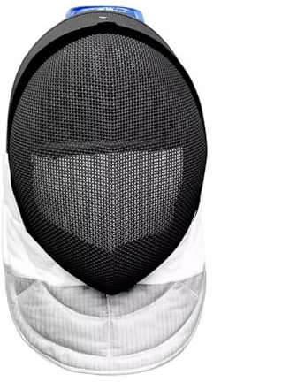 KXJPIZIYB 350N Fechtmaske, Florettfechthelm, Fechtschutzausrüstung, mit Herausnehmbarem Futter, für Florett-Trainingssportler(Medium)