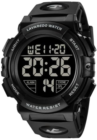 BEN NEVIS Orologio Digitale da Uomo Orologio Sportivo Militare 5ATM Impermeabile Cronografo Militare Orologio da Polso per Uomo con Retroilluminazione a LED Sveglia Data/Antiurto