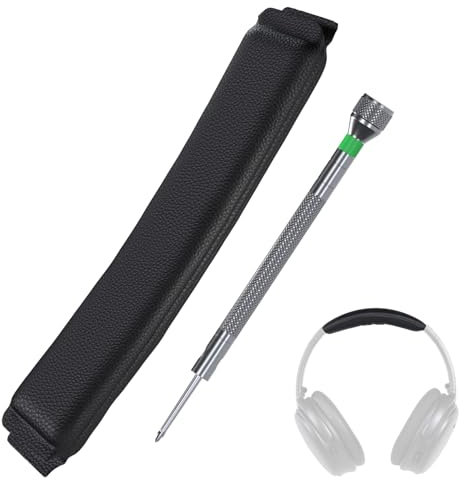 MMOBIEL Headband Replacement for Bose QuietComfort 35, 35 II, 45 (QC35, QC35 II, QC45) Over-Ear Headphone Protein PU Headband Top Pad Cushion – Headphone Replacement Band – Black