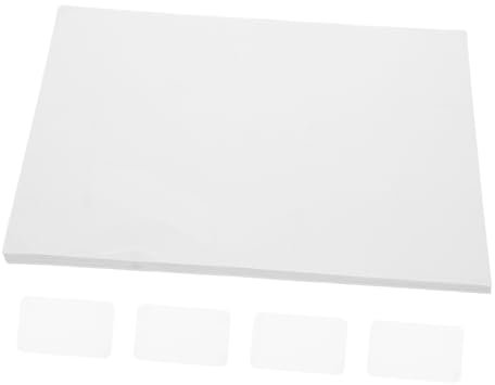 DIYEAH 100blätter Klebeetiketten Für Drucker Handschriftlich Bedruckbar Namensschilder Adressetiketten Inventaretiketten Etiketten Blatt Mattweißes Papier Langlebiger Aufkleber