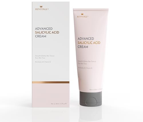 Revitale Advanced Salicylic Acid Cream for Face & Body 80g – Helps Smooth & Soften Skin Texture. For Rough, Bumpy & Blemish-Prone Skin