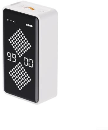 MeevrgR Temporizador digital de reloj de arena con sensor de gravedad y pantalla LED, cuenta regresiva de 1 a 99 minutos, accesorio magnético para cocinar, estudiar y gestión del tiempo de los niños
