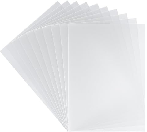Ideen mit Herz Windradfolie | Bastelfolie | transluzent-weiß | DIN A4 | 200 µ | Nicht klebend | 10 Stück