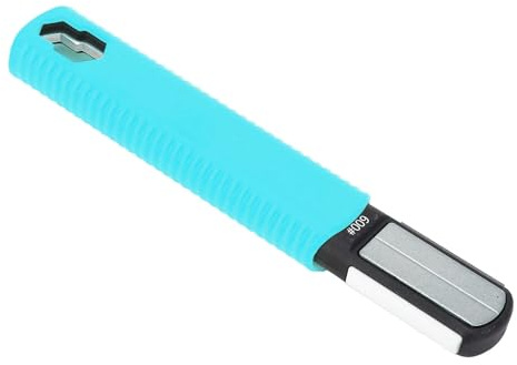 Affilatrice Portatile per Lame di Cesoie da Siepe e Forbici da Giardino - Affilatutto Multiuso a Doppia Testa per Accette, Falci e Strumenti di Potatura