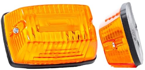 Web Truck Positionsleuchte - Begrenzungsleuchte - Anhänger - Wohnwagen - Halogen - 12V / 24V 5W SV8.5 C5W 10x36 - Lichtscheibenfarbe: Orange, 1 Stück