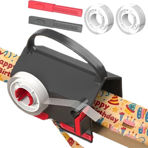 Geschenkpapier Schneider -13cm Papierrollenschneider | Papier Schneidemaschine - Präziser Wrap Cutter Für Basteln Scrapbooking Saubere Schnitte Für Pakete Post Sticker Folie Kreativer Arbeitsplatz