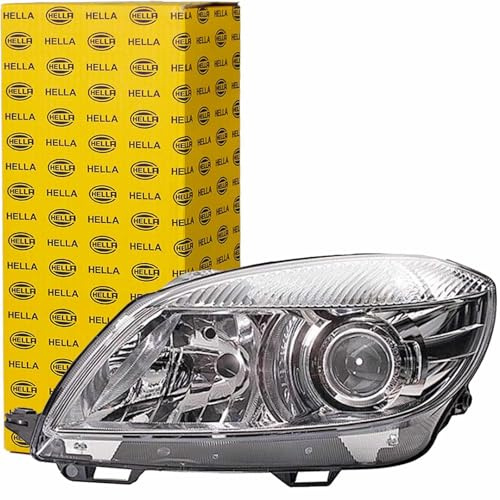 HELLA 1ZL 010 417-411 DE/Halogen Scheinwerfer - Skoda Fabia II (542) | Kompatibel mit: SKODA FABIA II, FABIA II Combi, ROOMSTER, ROOMSTER Praktik