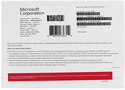Microsoft Windows 8.1 Pro