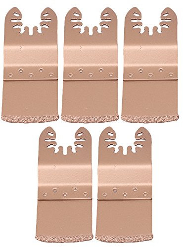 5PCS 32.5 mm oscillante multi Tool carburo tecnologia – lame per seghetto alternativo, lame per seghetto per Bosch Fein Black Decker