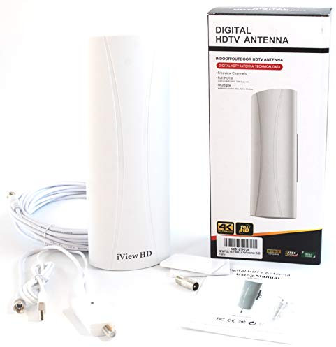 NEW FULL HD Freeview Amplified Digital TV Aerial Antenna For Outdoor & Indoor use 4K 1080P HD/VHF/UHF Channels For Built-in Tuner Home Television & Set Top Boxes EASY FIT/Fantastic Performance 25dB