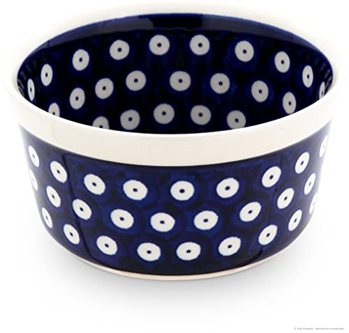 Bunzlauer Keramik Ragout fin/Crème brûlée skål stor Ø 12,5 cm med inredning, dekor 42