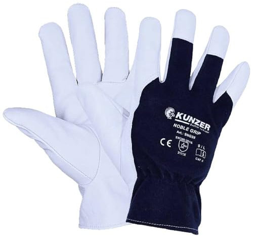 Kunzer 9NG08 Baumwolle, Ziegennappaleder Montagehandschuh Größe (Handschuhe): 8, M EN 388:2016, EN 420-2003, EN 388-200