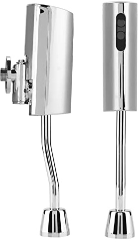 Automatisches Spülventil Für Wand Urinal, Wandmontiertes Wc Spülwerkzeug Mit Infrarotsensor, Hygienisches Urinalventil Moderne Badezimmer Kompatibel Gängigen Wandtoiletten, Inklusive Montagezubehör
