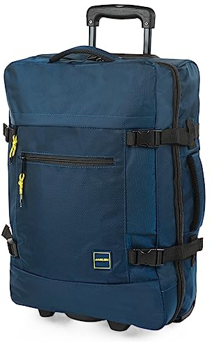 JASLEN - Reisetasche Mit Rollen Herren Damen Trolley Sporttasche Mit Rollen Reisegepäck Reisetasche Trolley Koffer Leicht Travel Bag with Wheels, Marine Blau