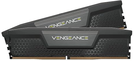 Corsair Vengeance DDR5 64GB (2x32GB) 5600MHz C40 Intel-Optimierter Desktop-Speicher (Onboard-Spannungsregelung, Benutzerdefinierte XMP 3.0-Profile, Kompakt Formfaktor) Schwarz, CMK64GX5M2B5600C40