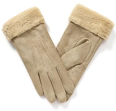vislivin Handschuhe Damen Winter Warm Handschuhe Touchscreen Handschuh mit Gefütterte