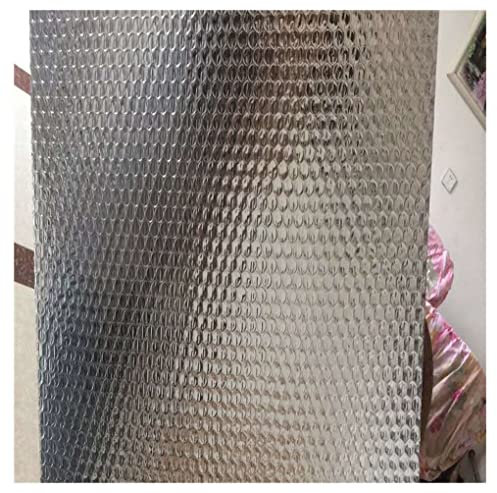 Heizkörper reflexionsfolie Folie Double Bubble Dampfsperre Wärmedämmungsschild Wärme Reflektierende Reflektor Bubble Folienkanalverpackung Für Wandschuppen Dachboden Türboden(Size:1x25m)