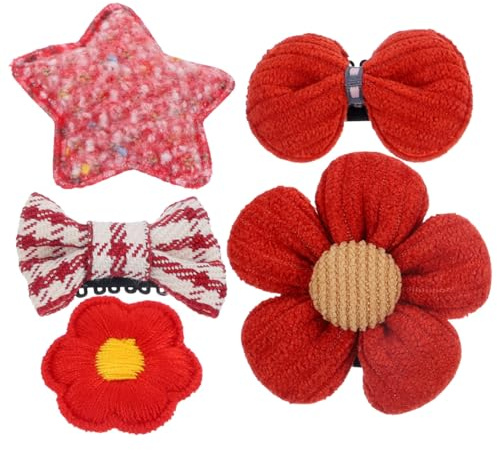 ibasenice Mädchen Haarklammern Set 4.50X4.50Cm Hautfreundliche Haarclips Süßes Haarzubehör Für Kinder Alltag Und Festliche Anlässe