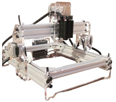 Konfiur 50W Laser Graviermaschine, DIY CNC Plottermaschine Mini Schneidemaschine Graviermaschine Laser Cutter Stickmaschine, für Holz Metall DIY Handgefertigt, Große Gravurfläche 31x26x23cm