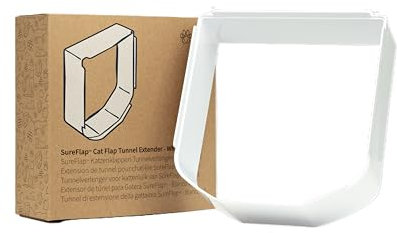 Sure Petcare SureFlap Microchip Cat Flap Tunnel Extender, Wall Installation Accessory, White
