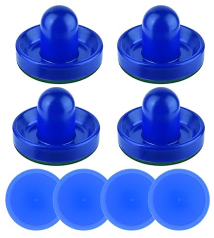 Illkjasfc Air Hockey Pusher ligero Air Hockey Portero Pala de hielo Pucks Mesa de juego Juego Goalies Set