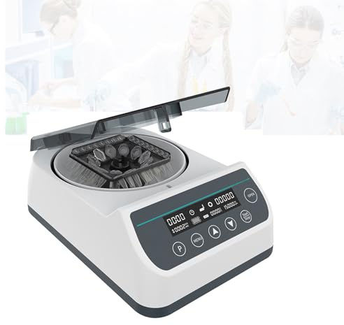JUELIN Mini centrifugeuse, centrifugeuse à Grande Vitesse pour Laboratoire, Vitesse réglable, Tubes à centrifuger 0,2/0,5/1,5/2 ML, Max. 14 500 TR/Min, pour la Chimie, la Science, sans Rotor, 12pro